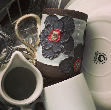 Black Poppy Mug Black Poppy Mug